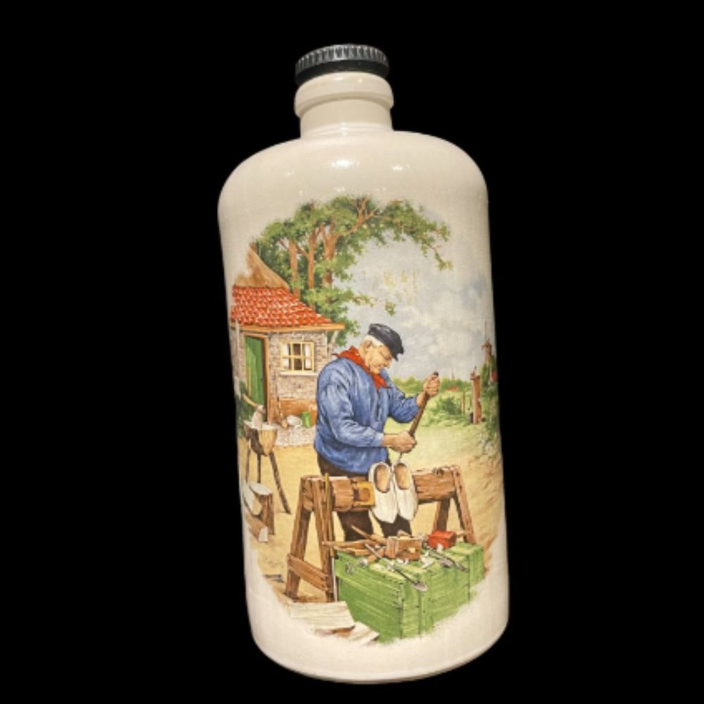 Vintage MKM Ceramic Wine Bottle, 0.7 L
